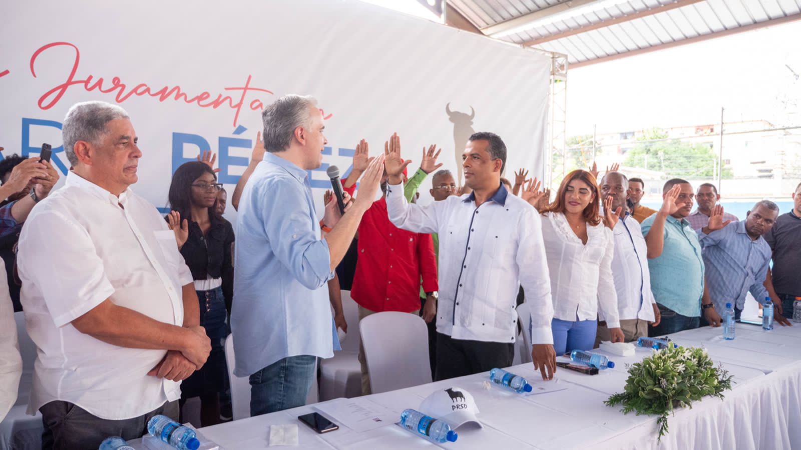 PRSD juramenta cientos de dirigentes en la provincia Santo Domingo