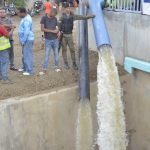 Ponen en operación a modo de prueba el canal de riego La Vigía en Dajabón