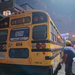 Presidente Senado entrega autobus para transporte estudiantes universitarios