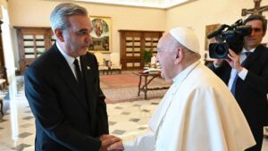 Abinader, habló sobre las iniciativas impulsadas durante su reciente visita a Europa, específicamente a Italia, el Vaticano