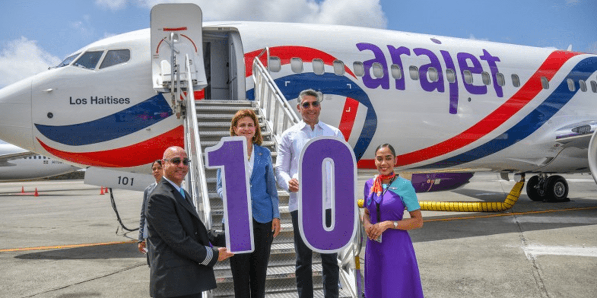 Arajet recibe aeronave Los Haitises