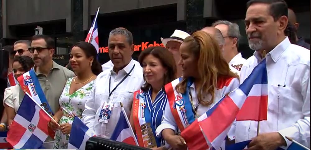 Dominicanos disfrutan desfile en Manhattan