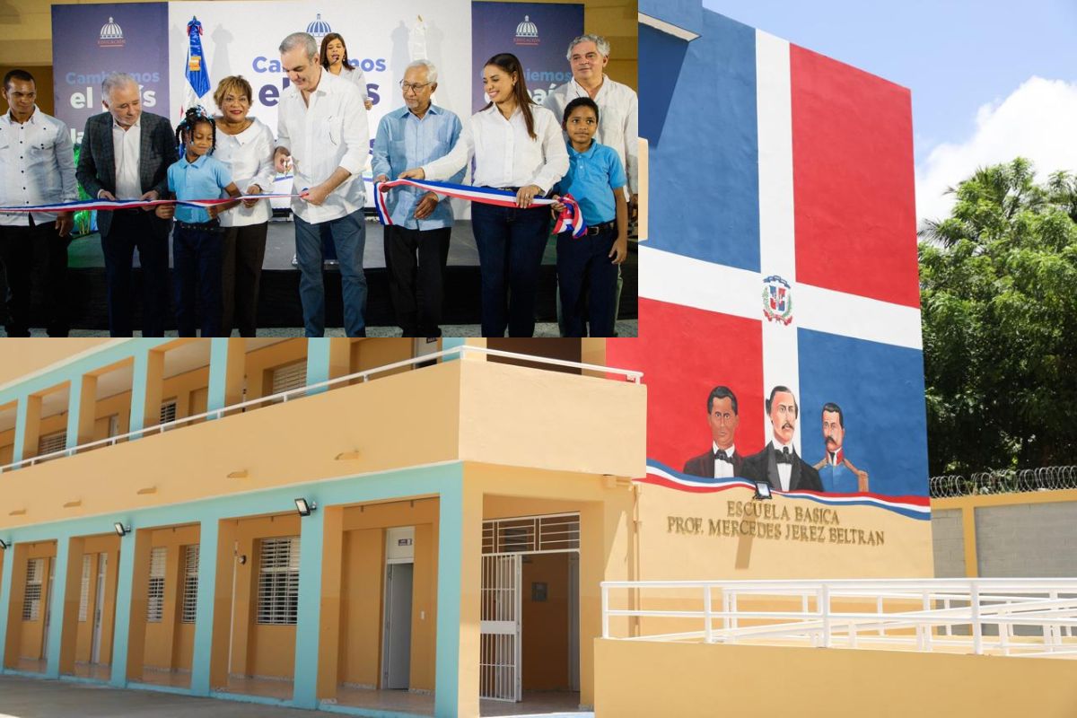 Presidente inaugura dos escuelas