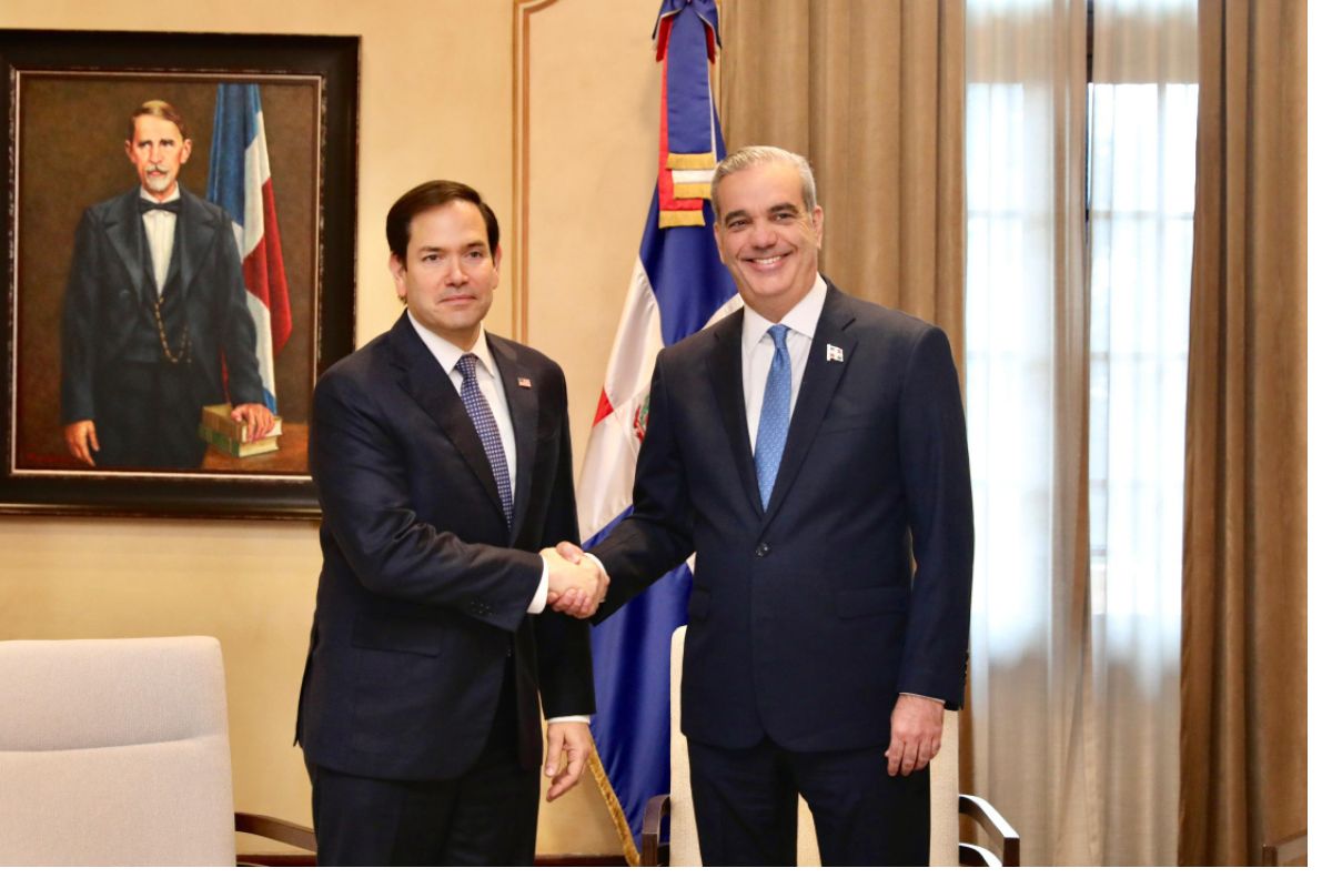 Secretario de Estados de EEUU visita al presidente Abinader